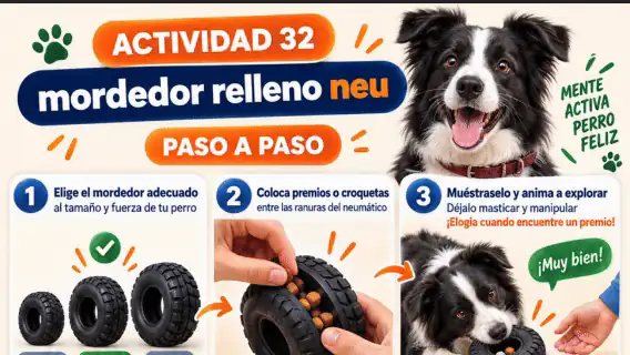 Actividad animada Mordedor relleno
