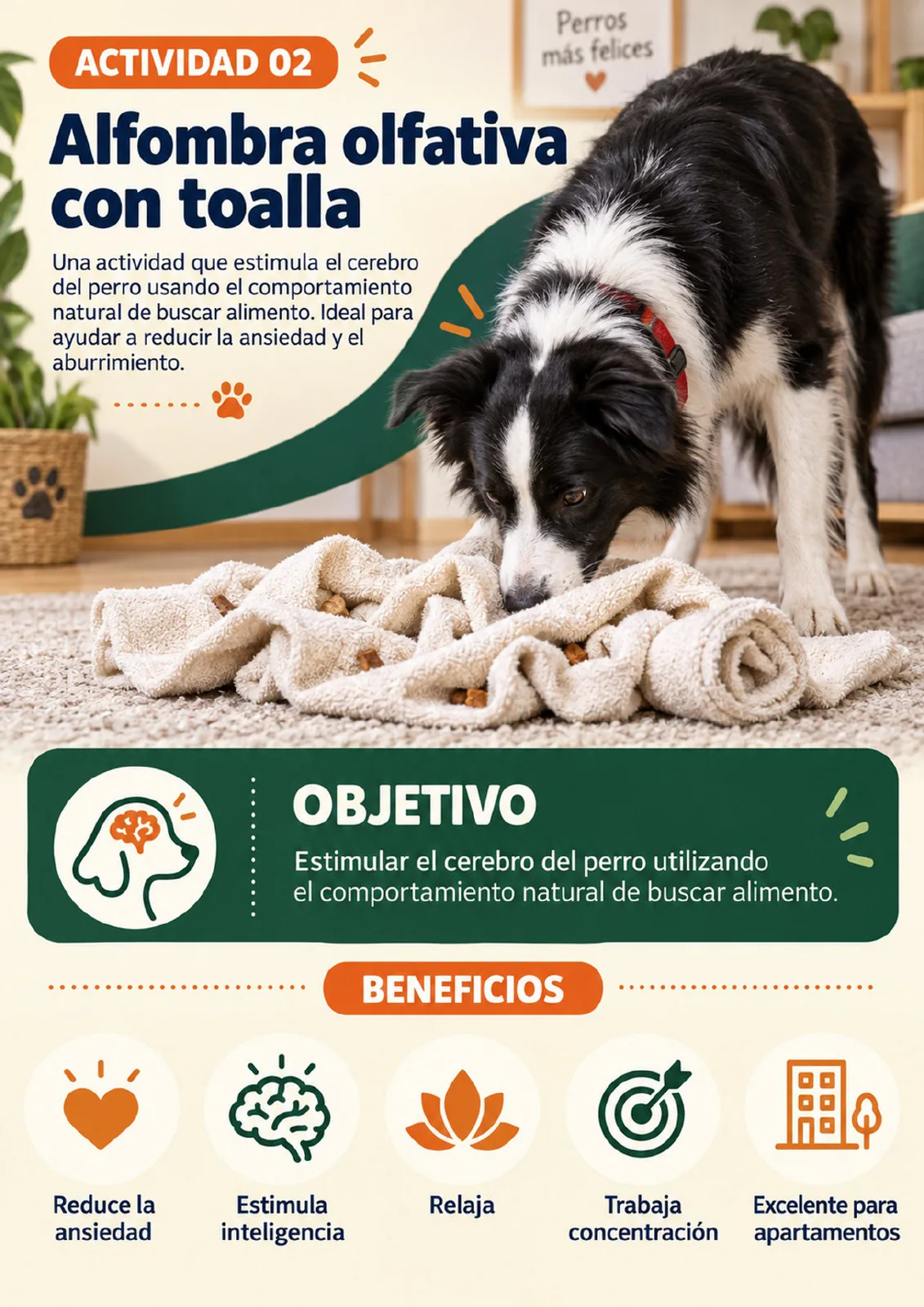 Actividad Alfombra olfativa con toalla