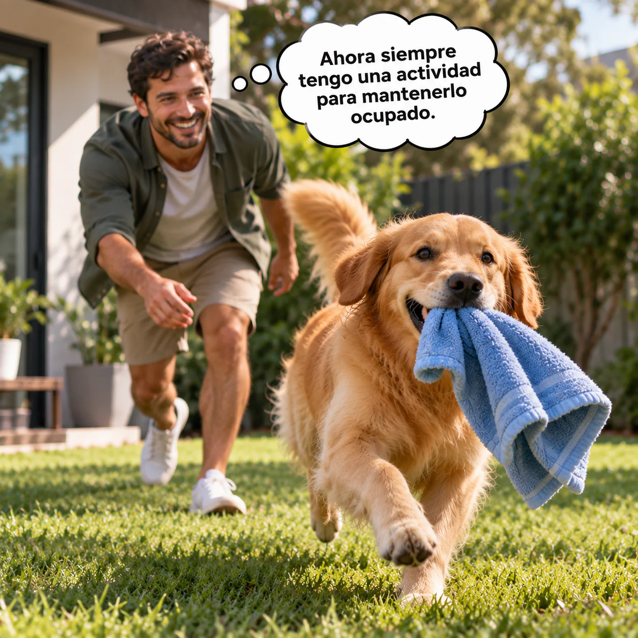 Ahora siempre tengo una actividad para mantenerlo ocupado