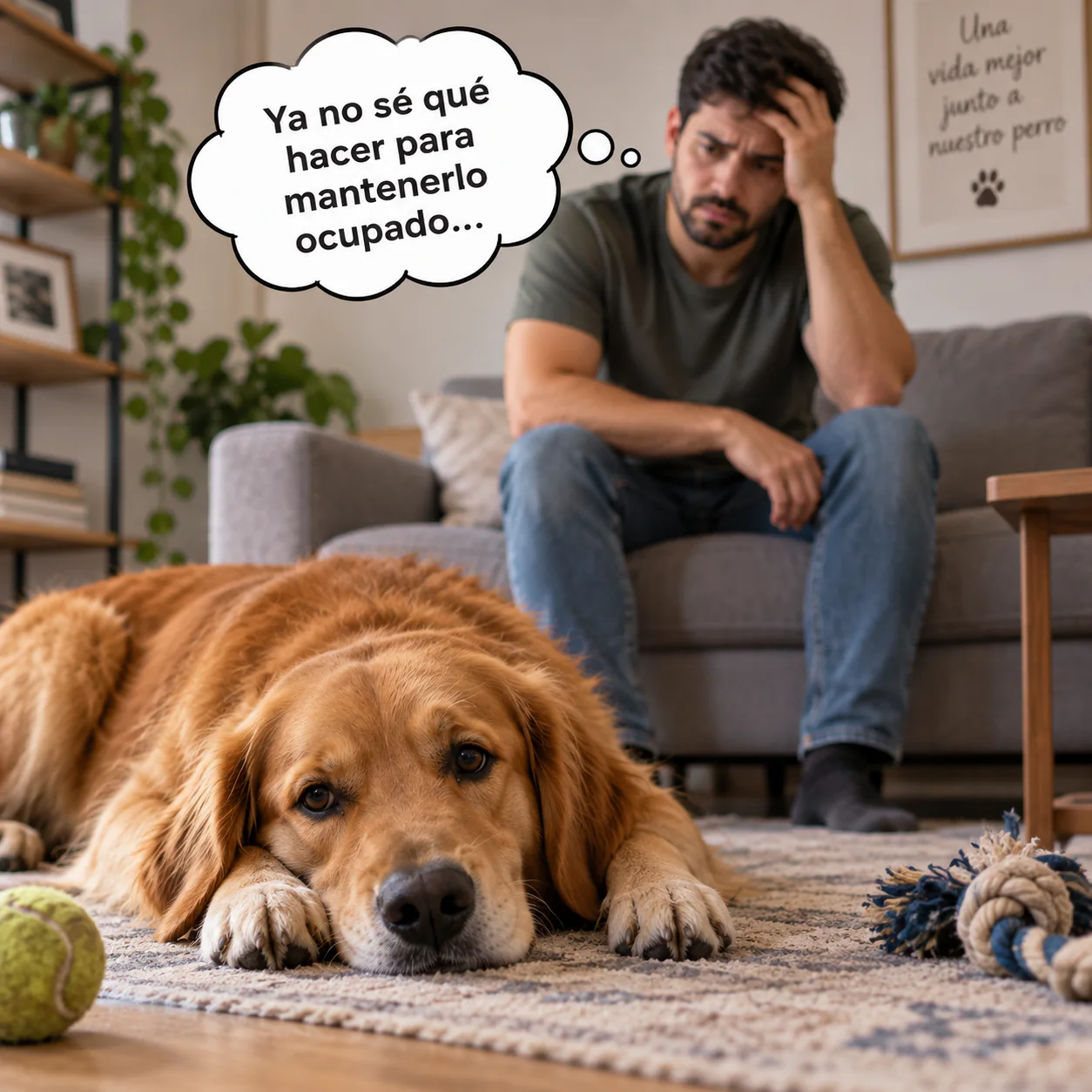 Ya no sé qué hacer para mantenerlo ocupado